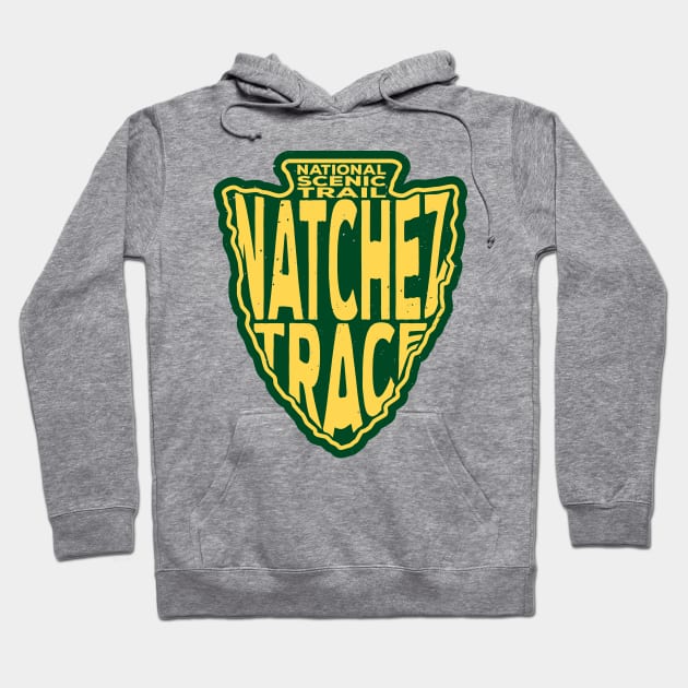 Natchez Trace National Scenic Trail name arrowhead Hoodie by nylebuss